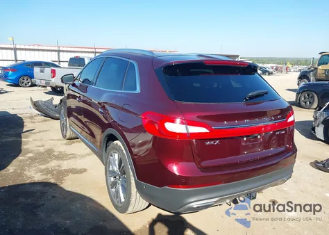 2017 Lincoln Mkx Reserve z USA, uszkodzony, nr VIN 2LMPJ8LP1HBL35748